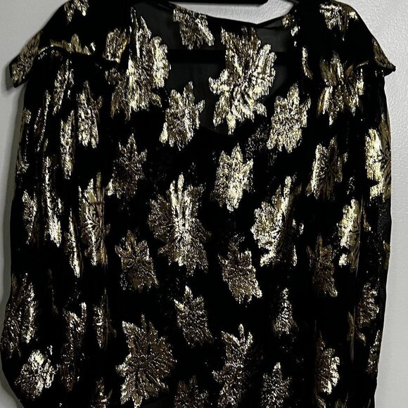 IRO Blouse 70% Viscose, 30% Lurex Size 10 - Picture 4 of 7